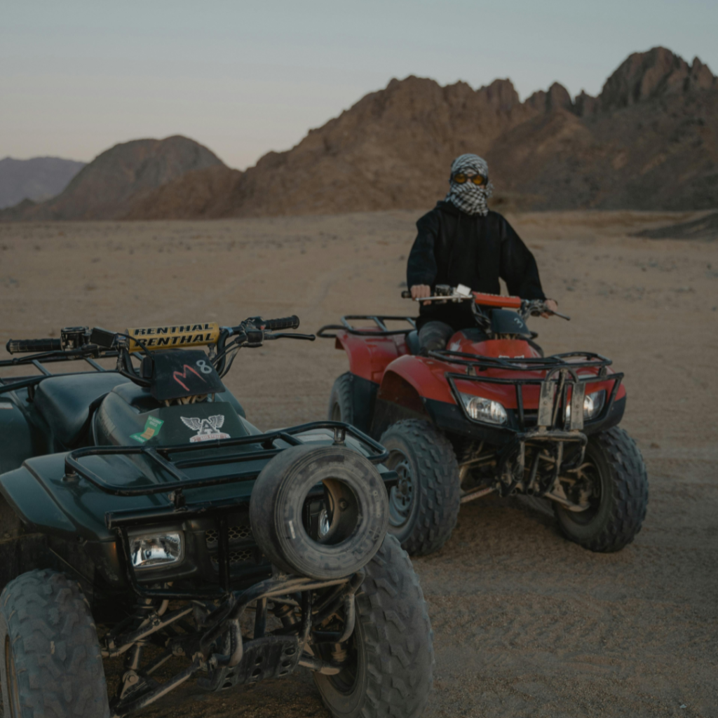 desert safari with quad bike