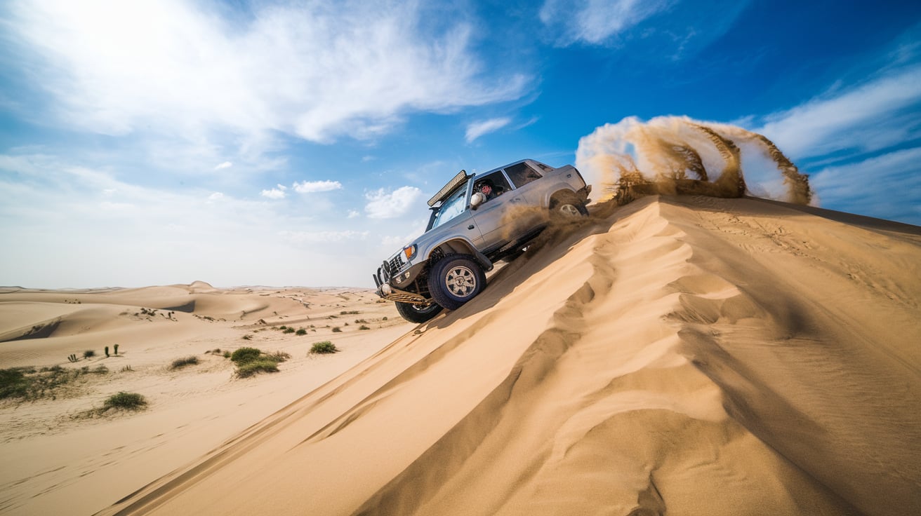 Dune bashing